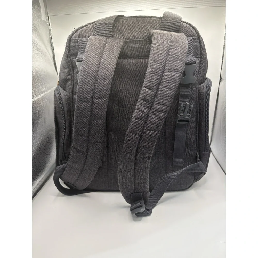 Eddie Bauer Canyon Summit Convertible Diaper Bag Backpack Charcoal Gray
